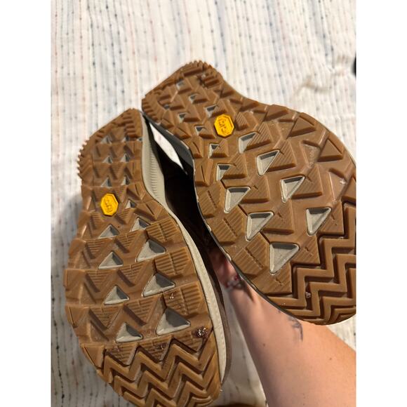 Merrell Women's Ontario Mid Waterproof Boot Size 8.5 Brown Leather - Picture 3 of 4